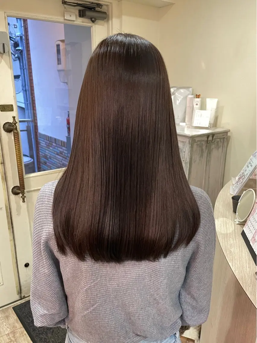 セミロング 【髪質改善】 Wakanaのヘアスタイル