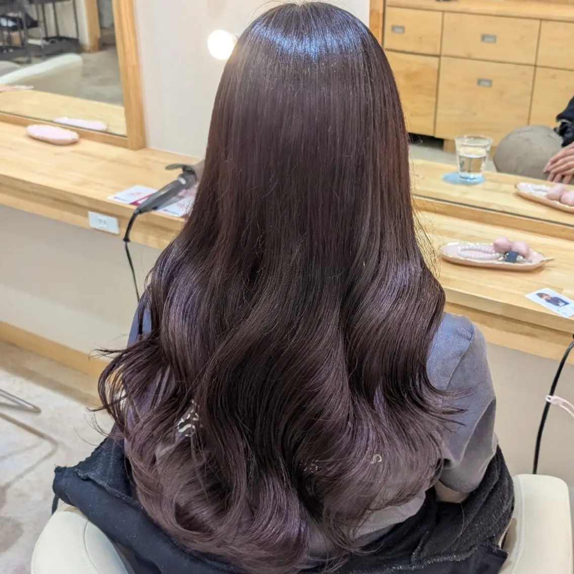 カラー ロング 彩桜/アレンジ/艶 カラー/小顔カット✂のヘアスタイル