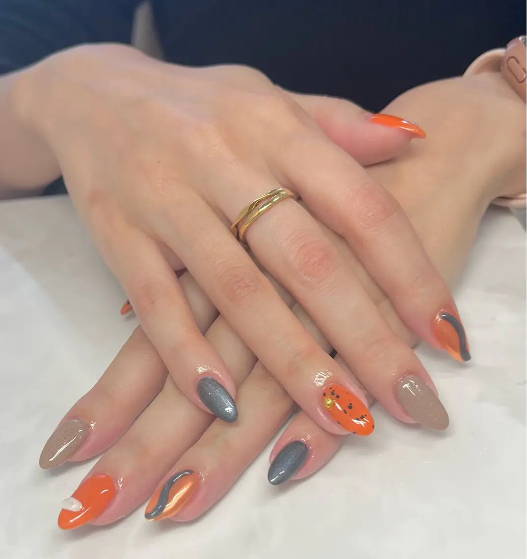 ネイル AISAフィル× ハードモチ最強のネイルデザイン