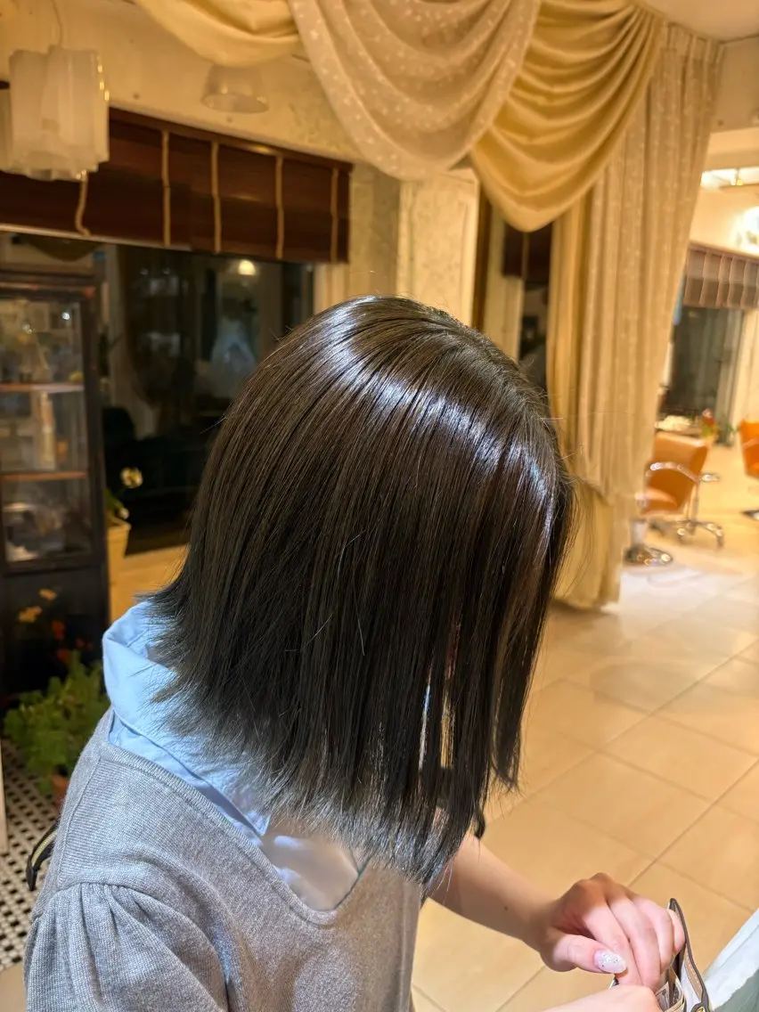 ミディアム 髪質改善✨カット✂️ カラー🫟　カリノのヘアスタイル