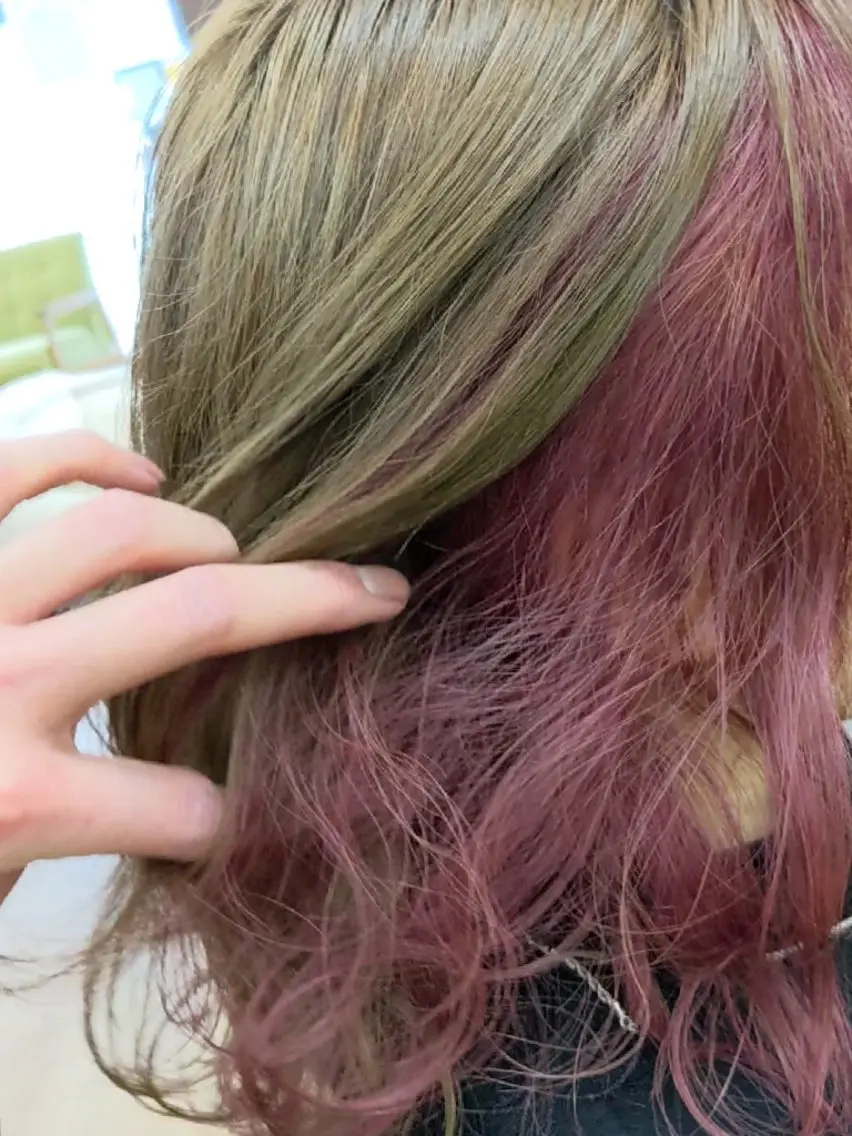 ミディアム カラー ヘアアレンジ デザインカラー 🏝川津瑛二🧖♀ 極上パーマ&カラー⭕のエステ・リラクイメージ