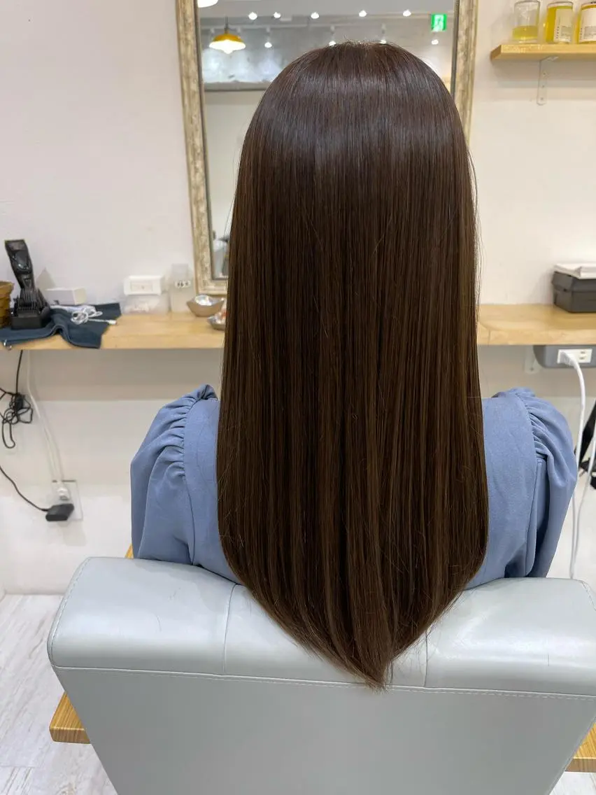 [人気矯正メニュー✨] 髪質改善矯正＋カットの写真