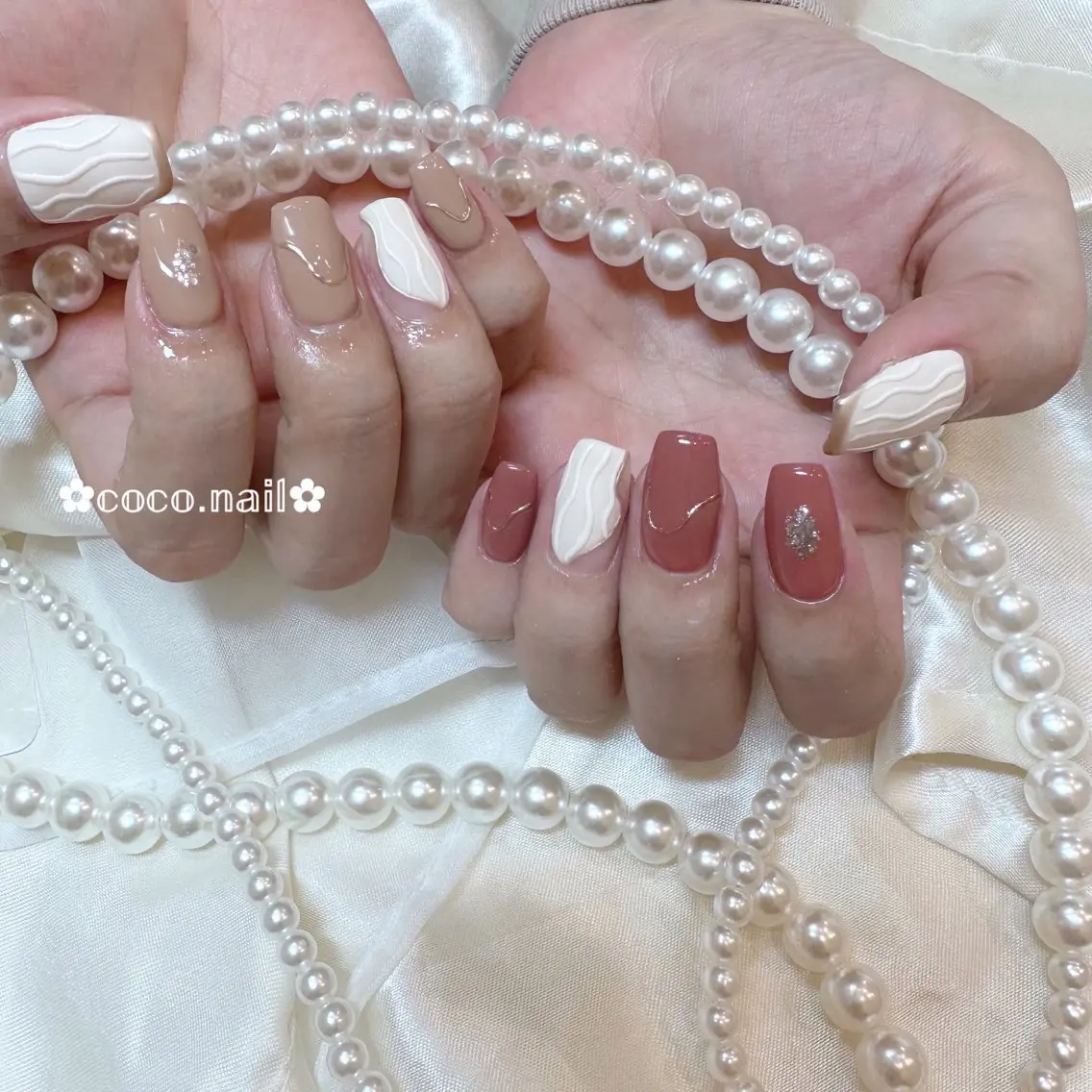 ネイル ハンドネイル lili.nail y2k/長さ出しのネイルデザイン
