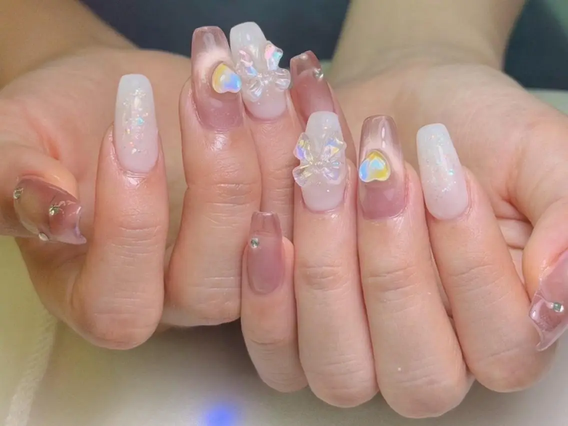 💕ハンドジェル初回オフ無料💕持ち込みデザイン¥8980の写真