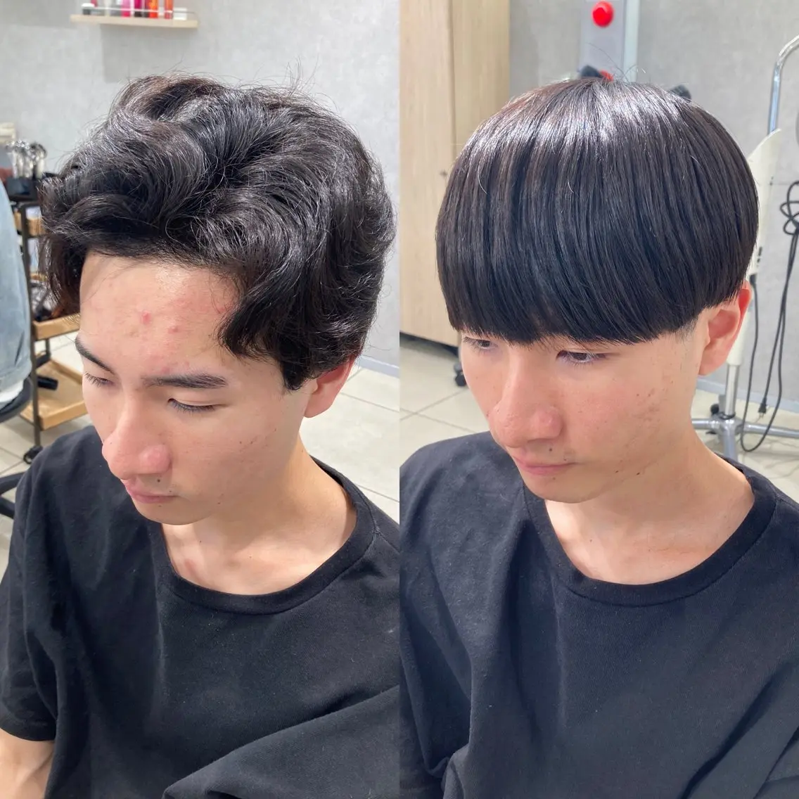 《人気No.1👑》骨格矯正カット💇✨️+ピンとならない縮毛矯正の写真