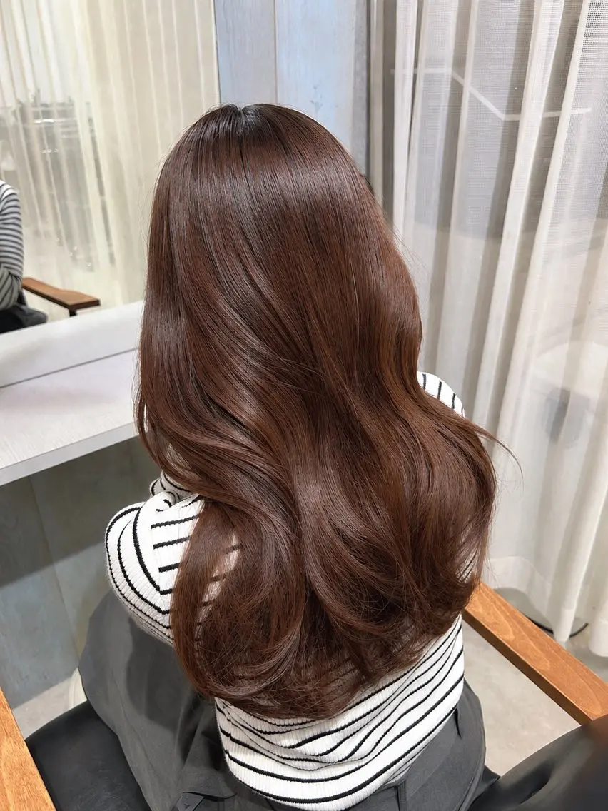 ロング カラー ヘアカラー ブリーチなし艶髪 ベージュ🎀Rinaのヘアスタイル
