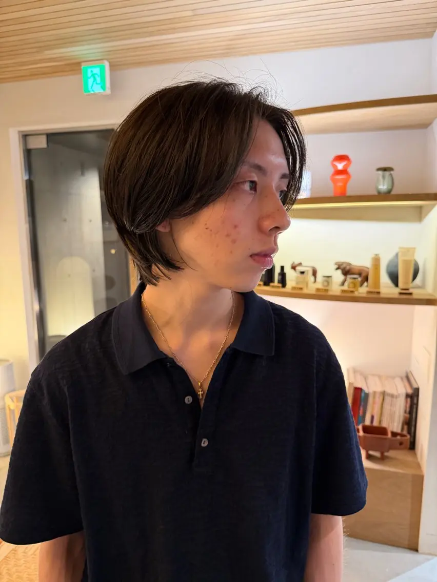 カラー メンズ 清水 太晴のヘアスタイル