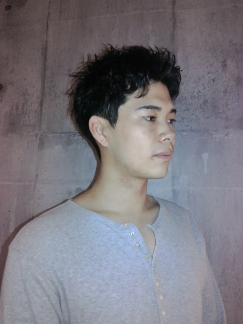 メンズ カット 窪田 力也のヘアスタイル
