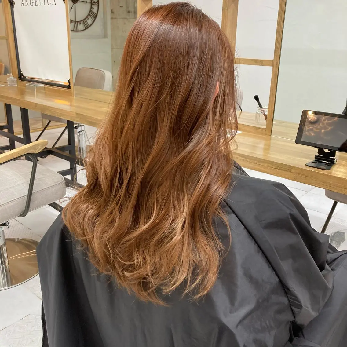 ロング カラー カット ヘアカラー トリートメント 韓国レイヤーカット★ 小林大樹のヘアスタイル