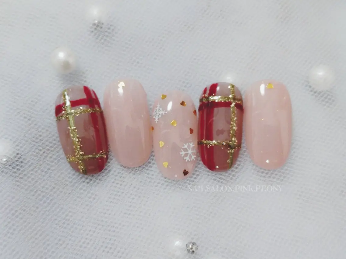 ネイル PINK PEONY    AMIのネイルデザイン