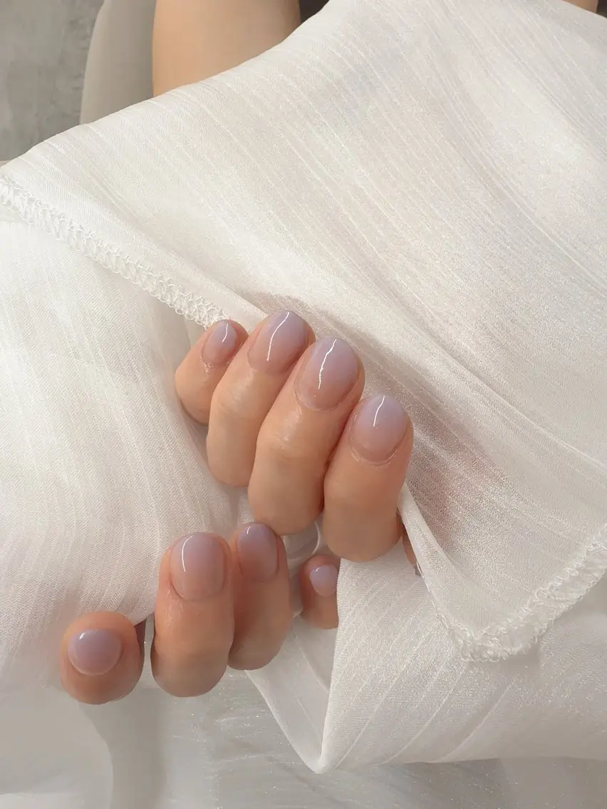 ネイル チークネイル フットネイル フレンチネイル ジェルネイル ガラスフレンチ ハンドネイル Nikosalon rikoのネイルデザイン
