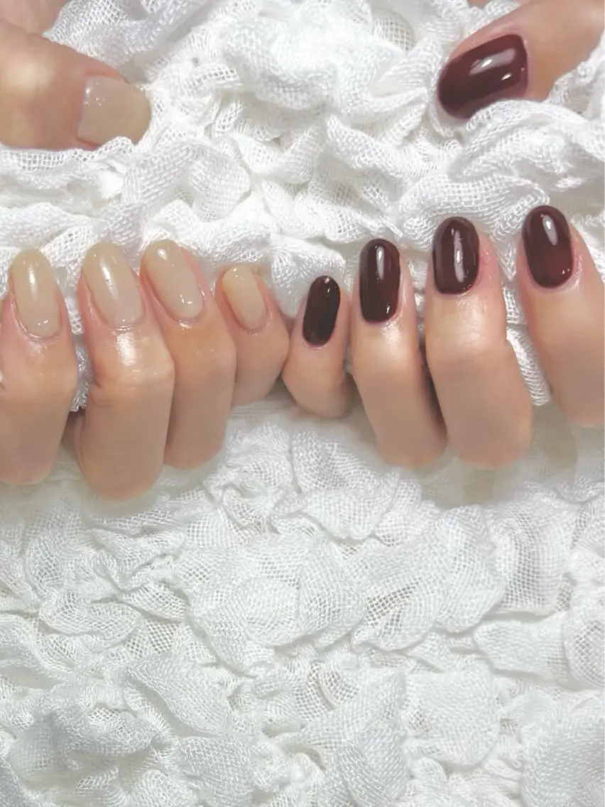 ネイル フラッシュネイル ジェルネイル 氷ネイル・うるうるネイル キラキラネイル マグネットネイル シンデレラサロン💅 ほみのネイルデザイン