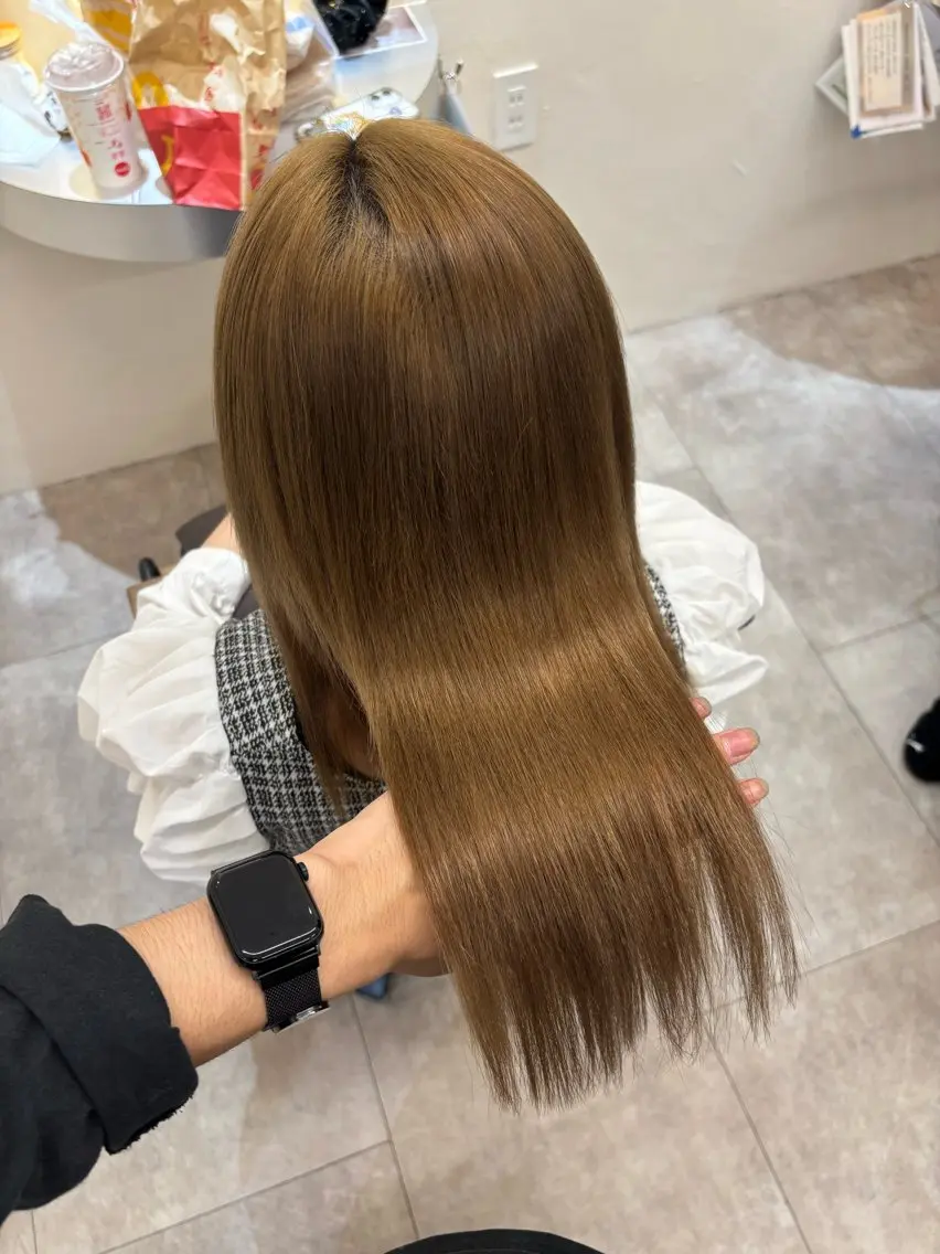 ロング 縮毛矯正 Defi ジュンキのヘアスタイル