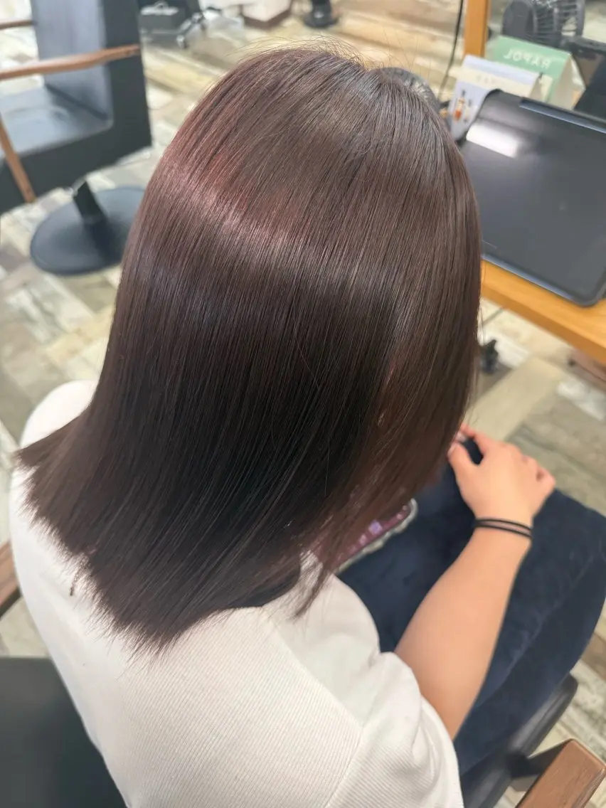 ミディアム ヘアカラー トリートメント 中西 広人のヘアスタイル