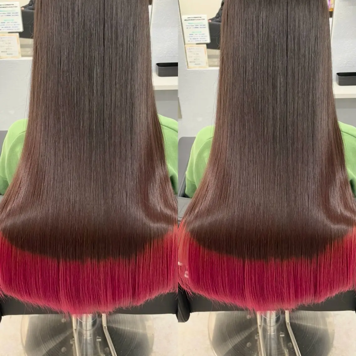 【🌸毛先に色味を🌸】裾カラー➕カット➕1stepトリートメント🧴◌𓈒𓐍の写真