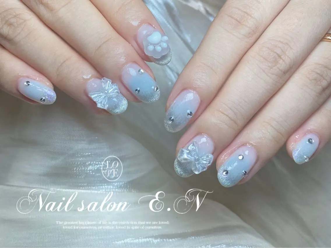 ネイル E.N🦋 長さ出し/持ち込みのネイルデザイン