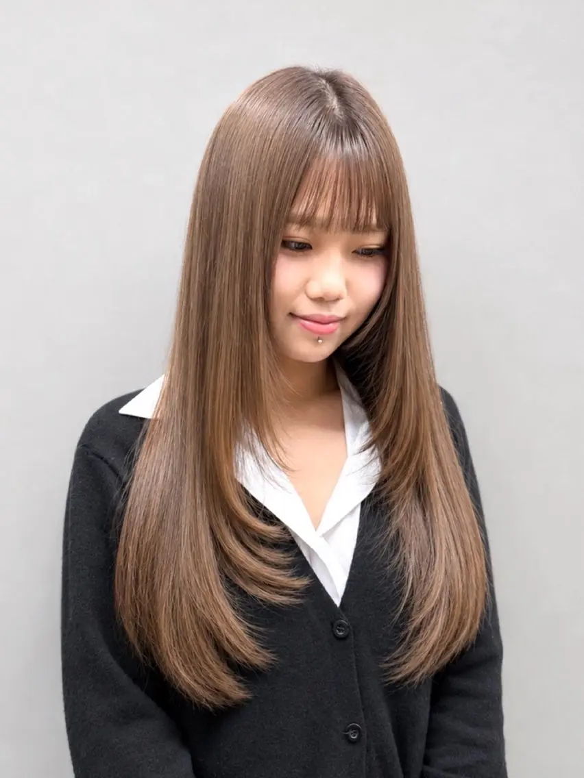 ロング 優 斗のヘアスタイル
