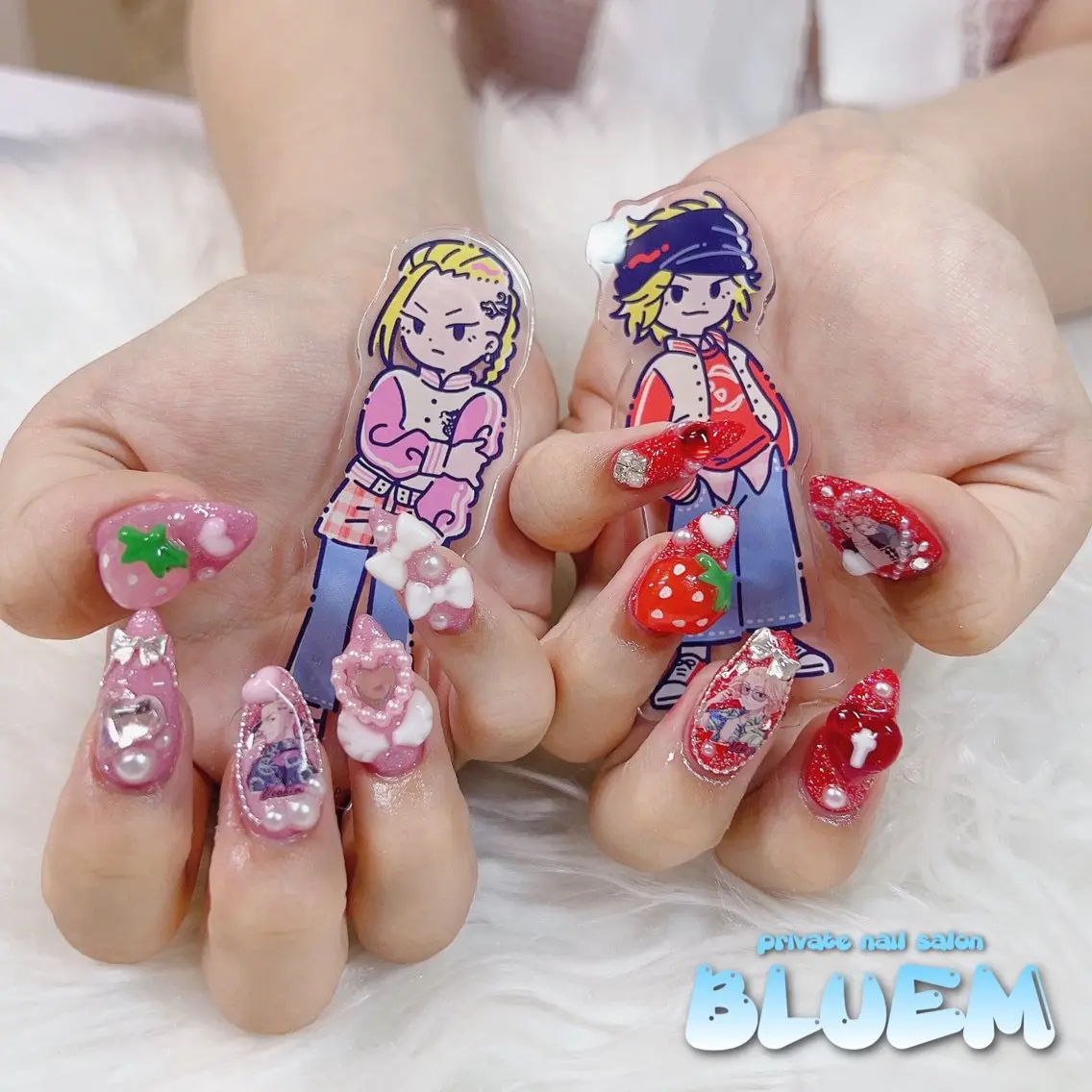 ネイル ハンドネイル BLUEM なな🐶のネイルデザイン