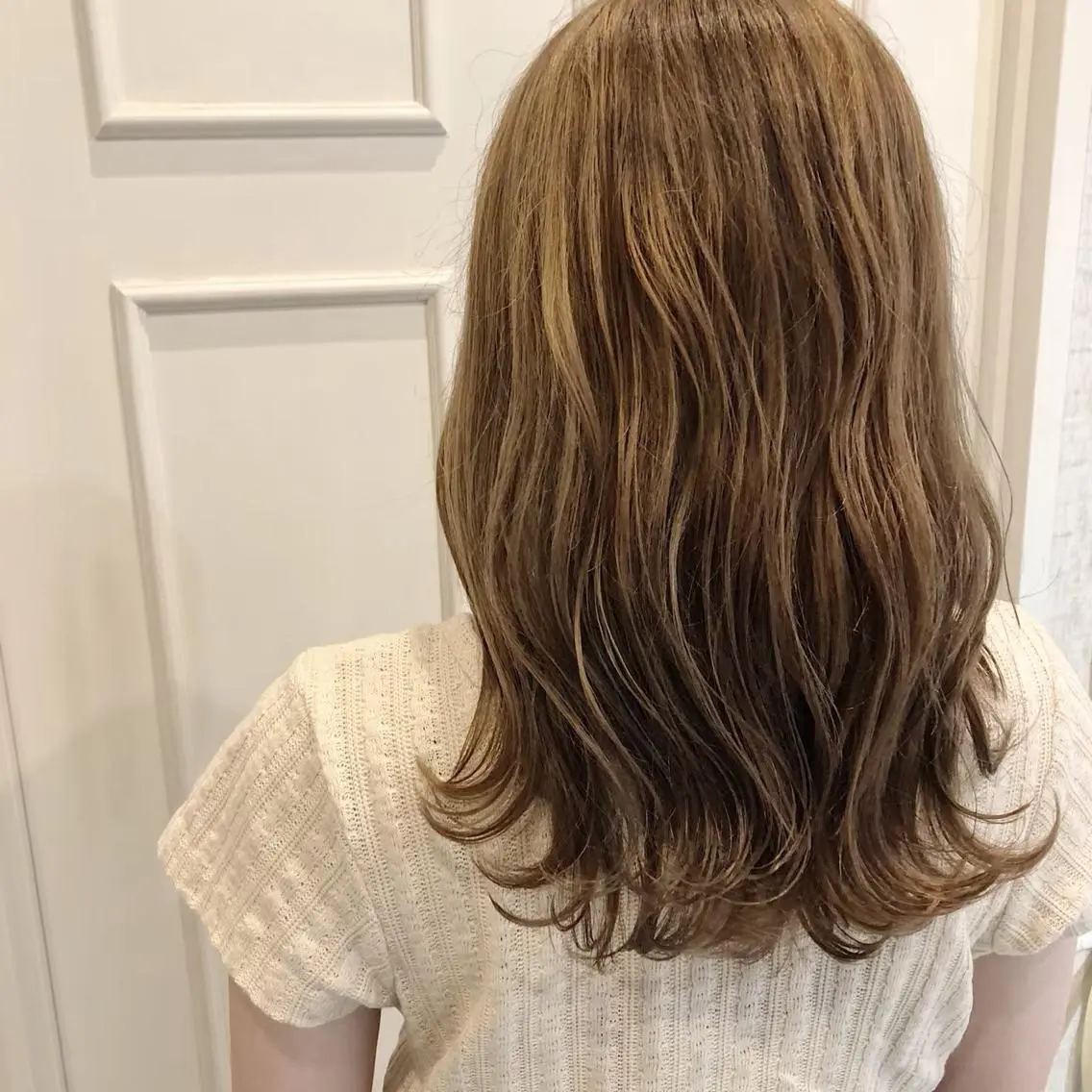 ミディアム カラー ベージュカラー 🫟Blanco🫟 Color&Careのヘアスタイル