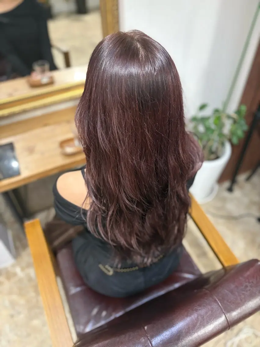 カラー ヘアカラー トリートメント ブリーチなしカラー/ 蝦名まひるのヘアスタイル