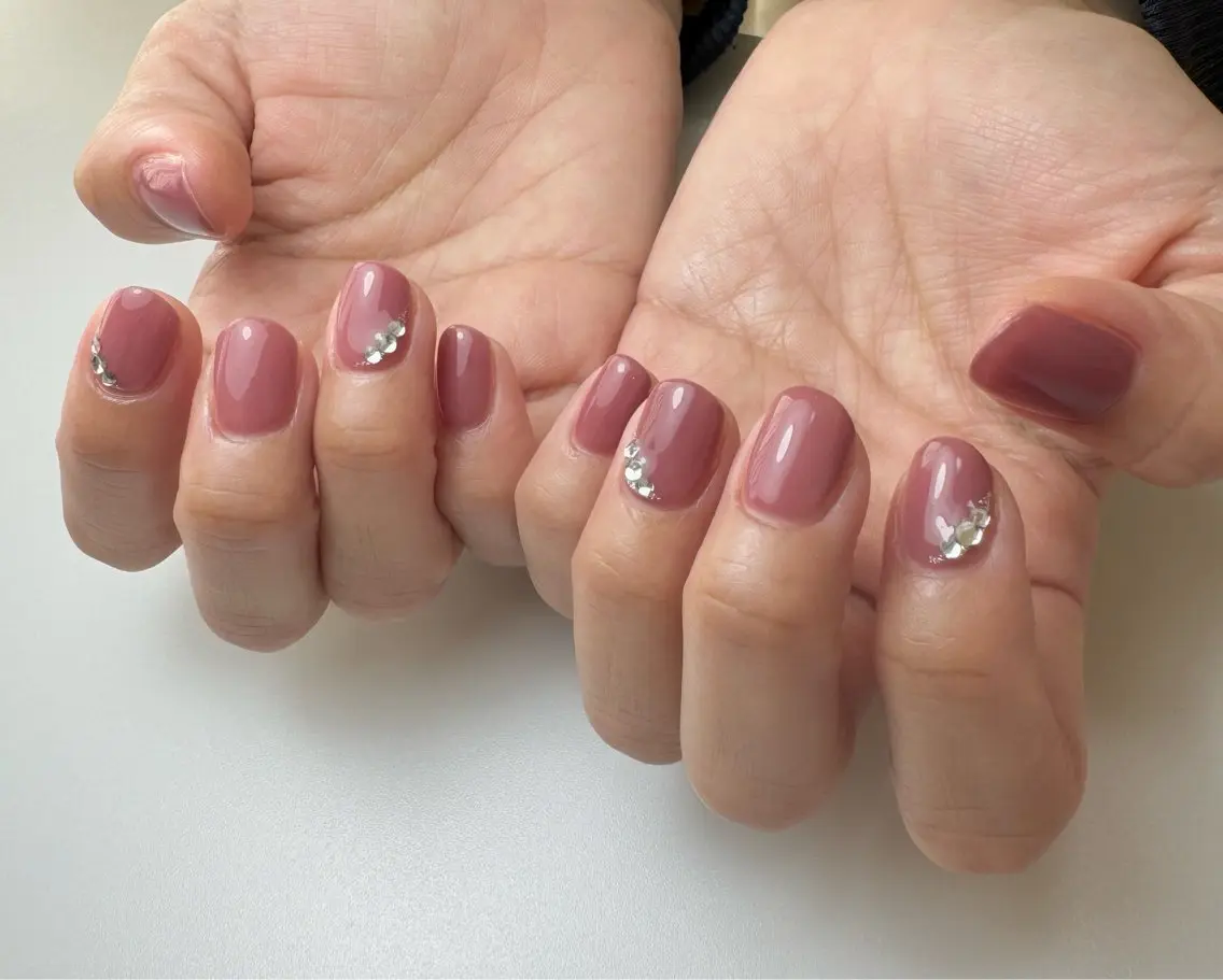 ネイル オフィスネイル シンプルネイル 白日-hakubi nail-のネイルデザイン