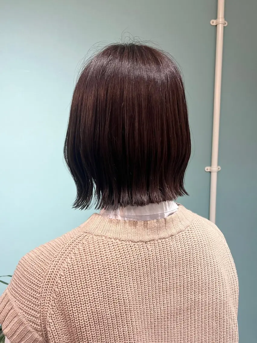 ショート ボブ くびれヘア カット HONOKA 似合わせカット/塚口のヘアスタイル