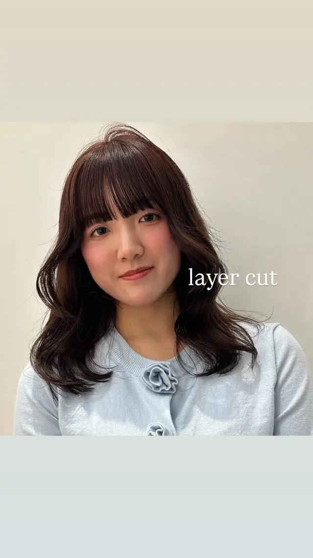 【新規限定🫧】似合わせレイヤーカット✂︎(シャンプー+ブロー+スタイリング込み)の写真
