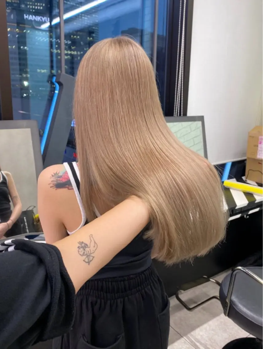 ロング 西﨑 旺太のヘアスタイル