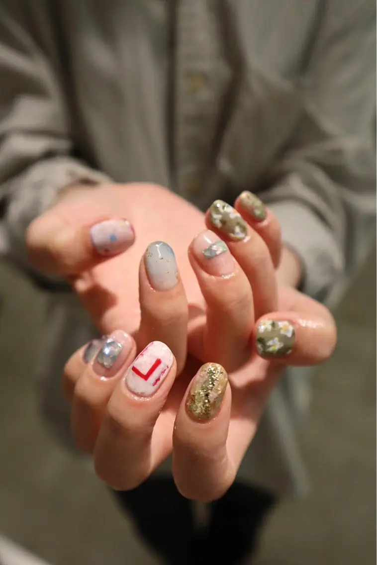 ネイル 春ネイル ハンドネイル chika ／ nailのネイルデザイン