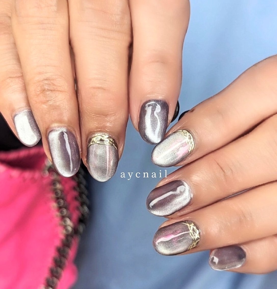 ネイル ニュアンスネイル ハンドネイル 推しネイル | 　aycnailのネイルデザイン