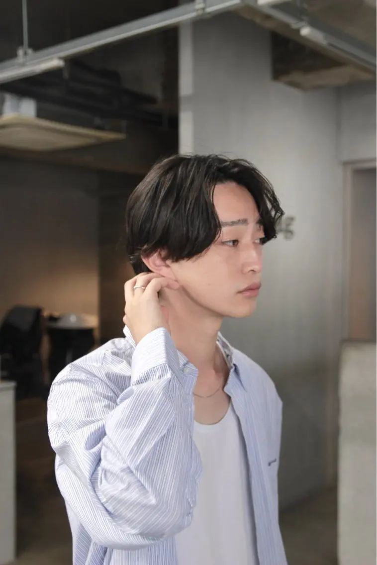 ショート カラー パーマ メンズ カット パーマ メンズ/ダブルカラー /パーマ/来栖慧💈のヘアスタイル