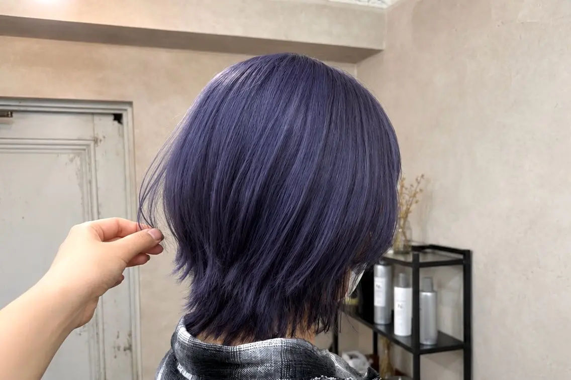 ミディアム カラー ヘアカラー ハイトーン/レイヤー MERI🫧🌙のヘアスタイル