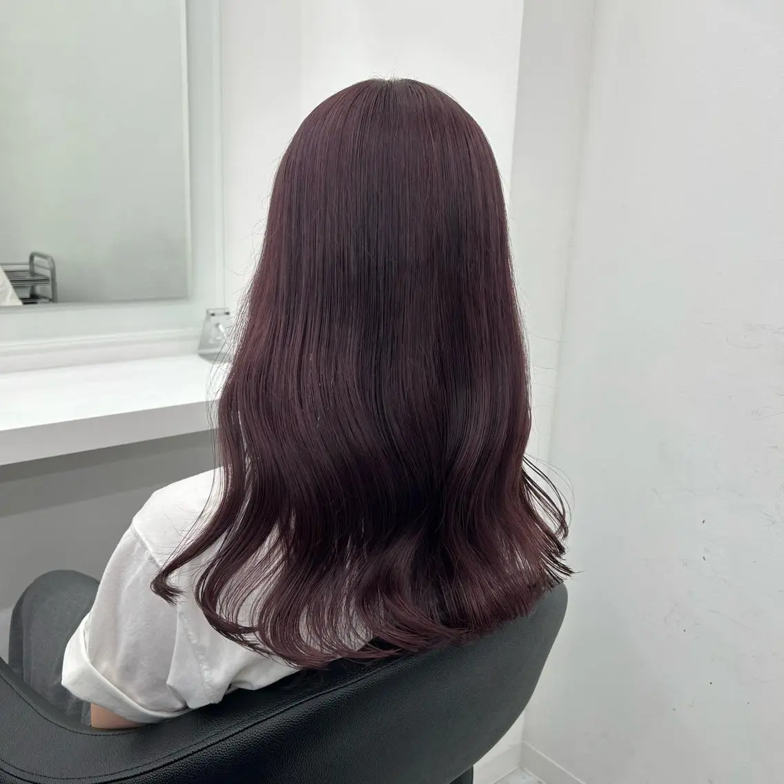 セミロング カラー ヘアアレンジ カット ヘアカラー mai🍑暖色カラー /レイヤー💖のヘアスタイル
