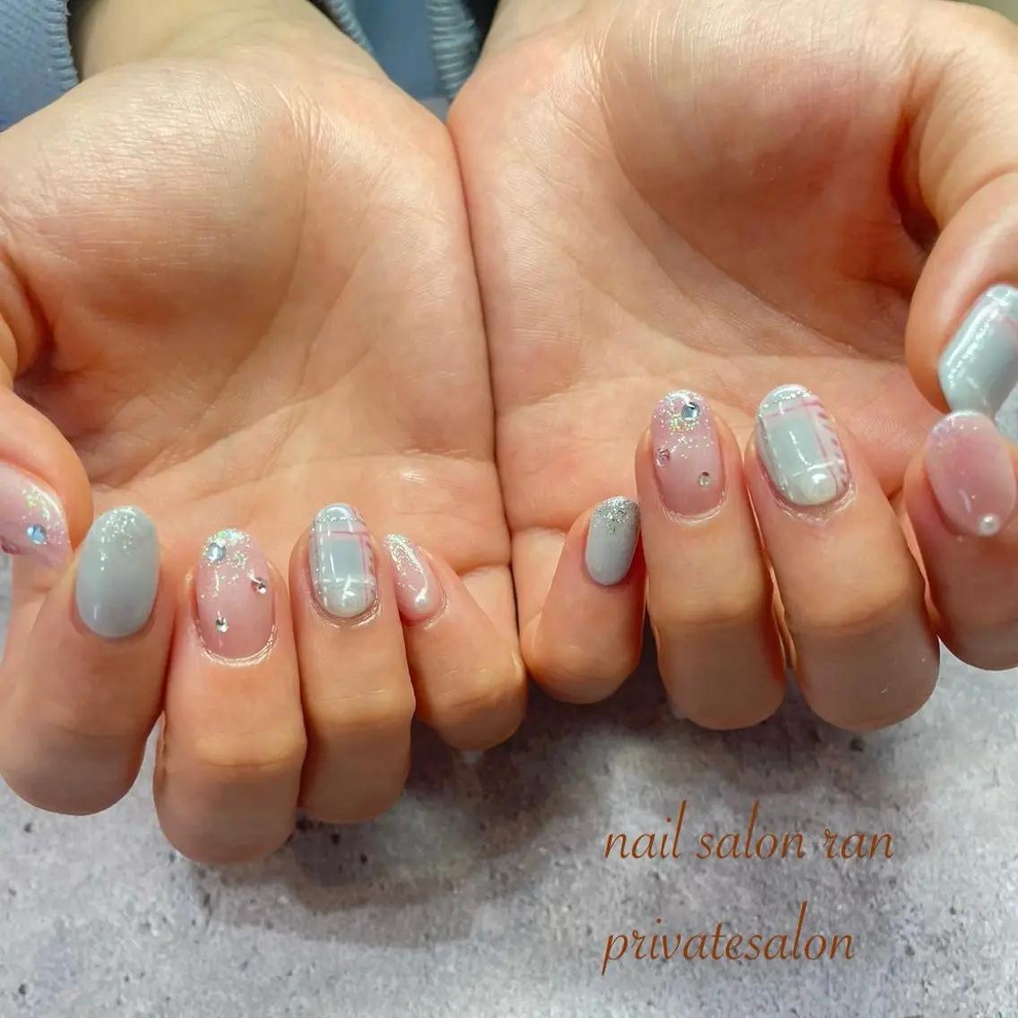 ネイル パステルネイル 春ネイル ハンドネイル ハンドケア nailsalon ranのネイルデザイン
