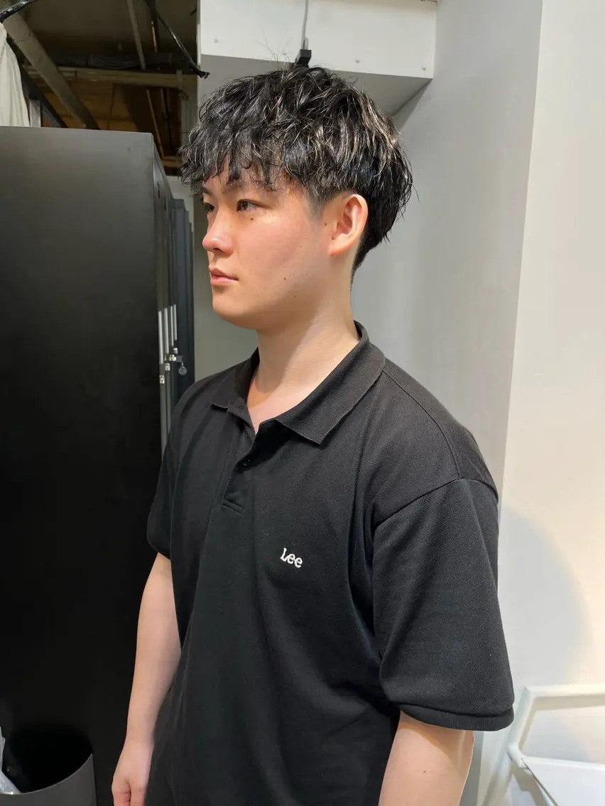 メンズ マッシュ 杉原 駿亮のヘアスタイル