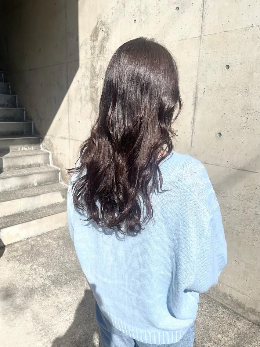 ロング カラー 日高 香織のヘアスタイル