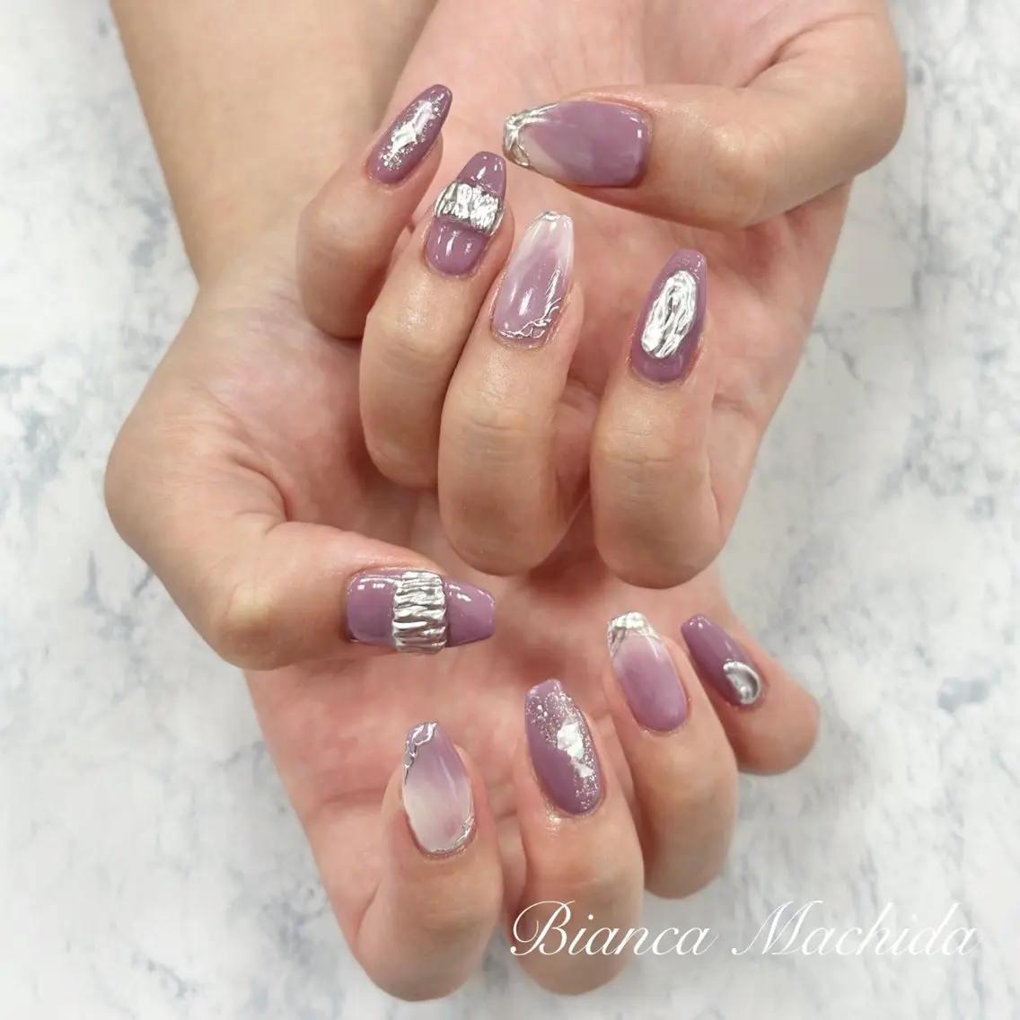ネイル ハンドネイル Bianca👼🏻 OIKAWAのネイルデザイン