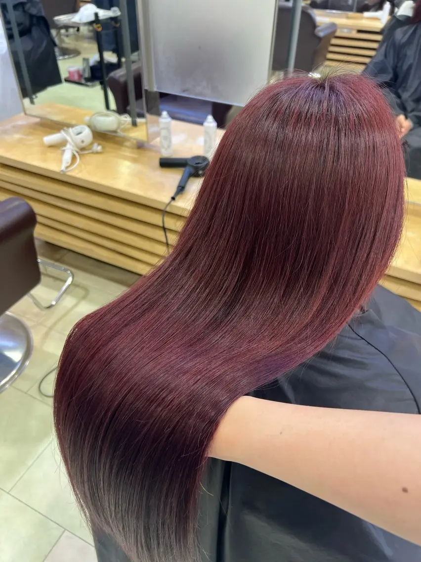 ロング カラー ヘアカラー トリートメント ヘッドスパ ヘアセット 🫧カット/パーマ /ネイル/かりん🫧のヘアスタイル