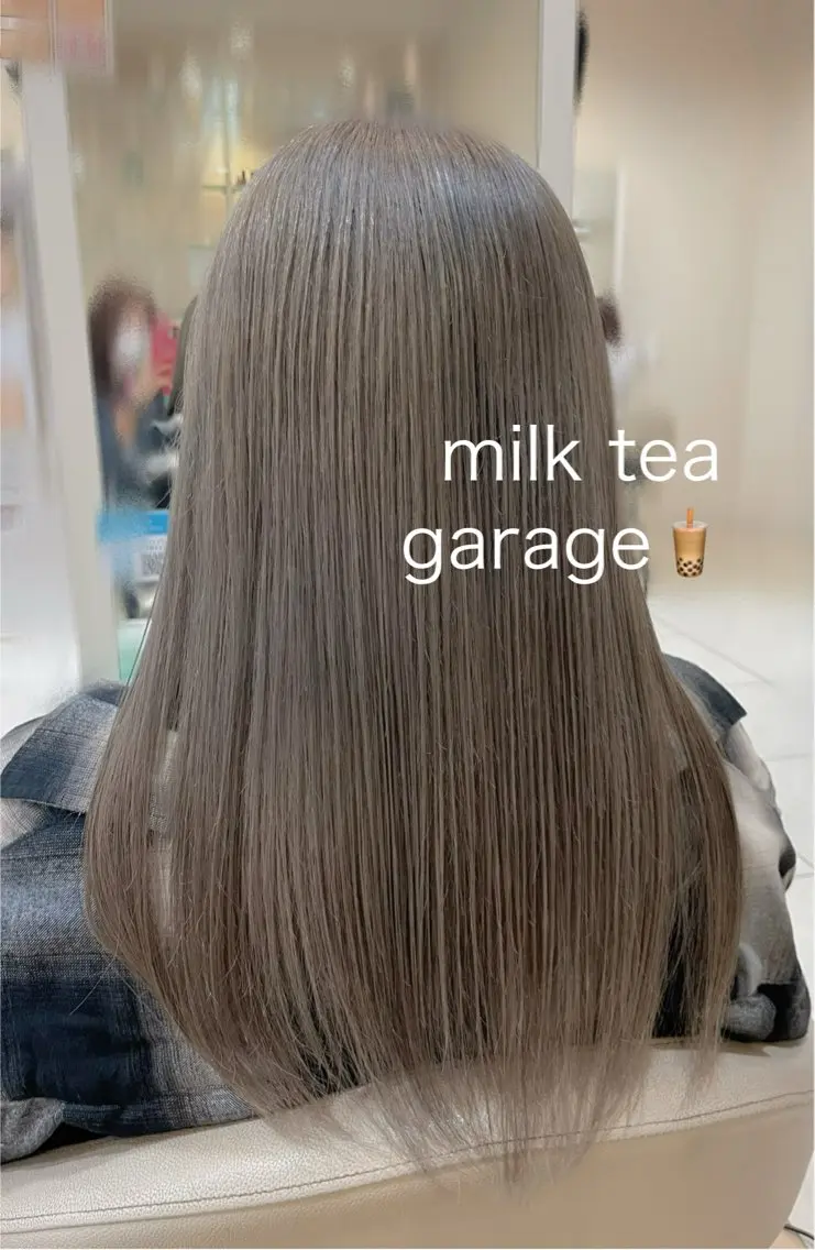 ロング カラー カット ヘアカラー LiTA 浜線店 かなえみゆうのヘアスタイル