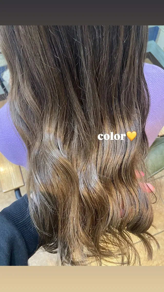 カラー ヘアカラー カラーモデル募集！ 佐々木彩衣🤍🪄のヘアスタイル