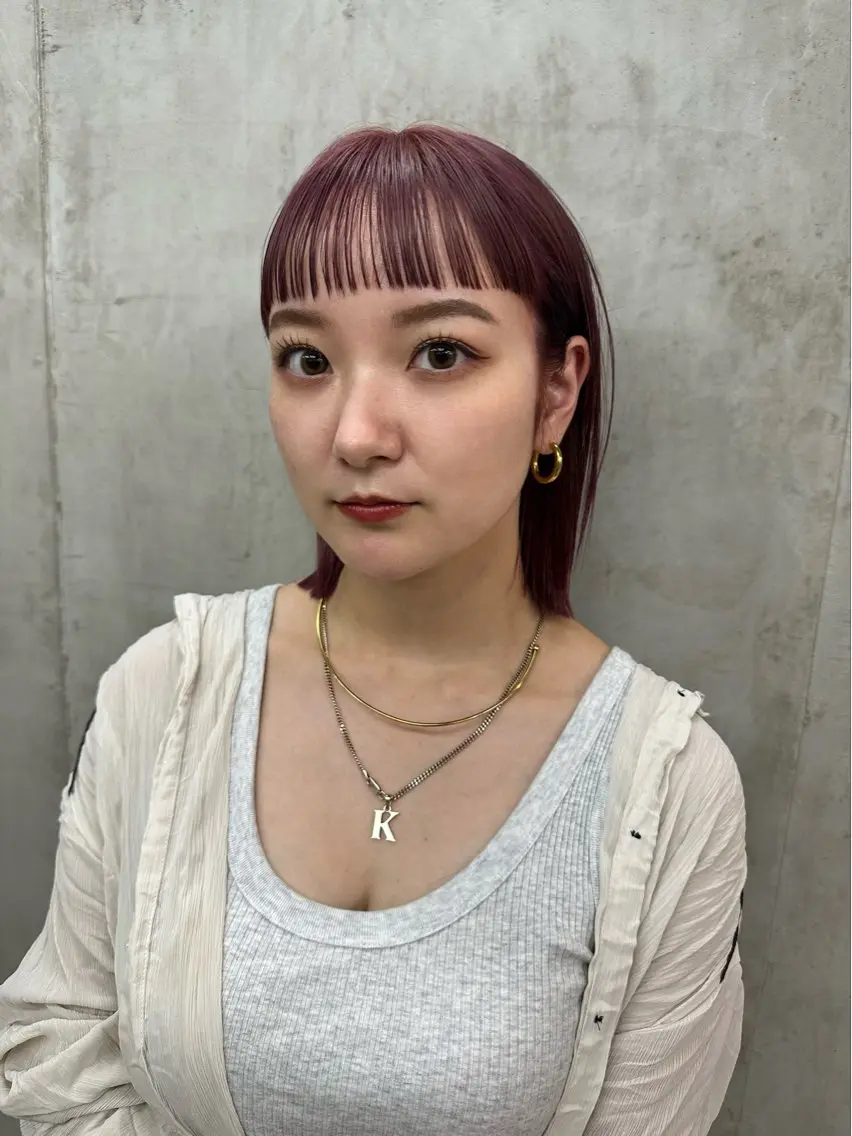 ショート カラー SALTWATER AYARIのヘアスタイル