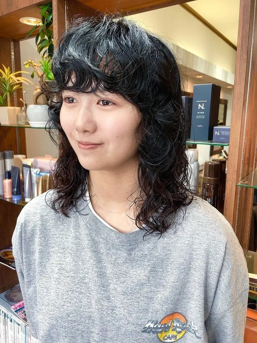 セミロング カラー パーマ kohei 【期間限定募集】のヘアスタイル