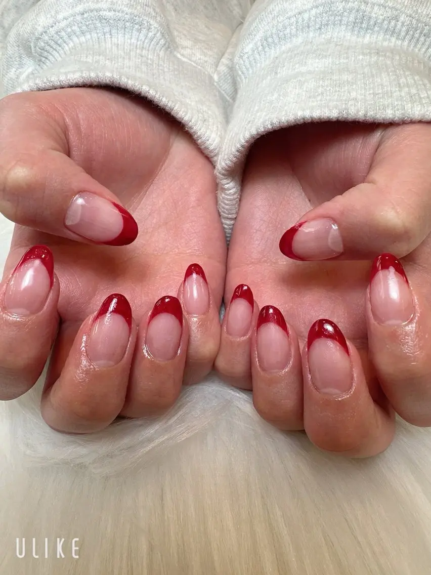 ご新規様限定!オフ無し ハンドネイル💅フレンチネイルの写真