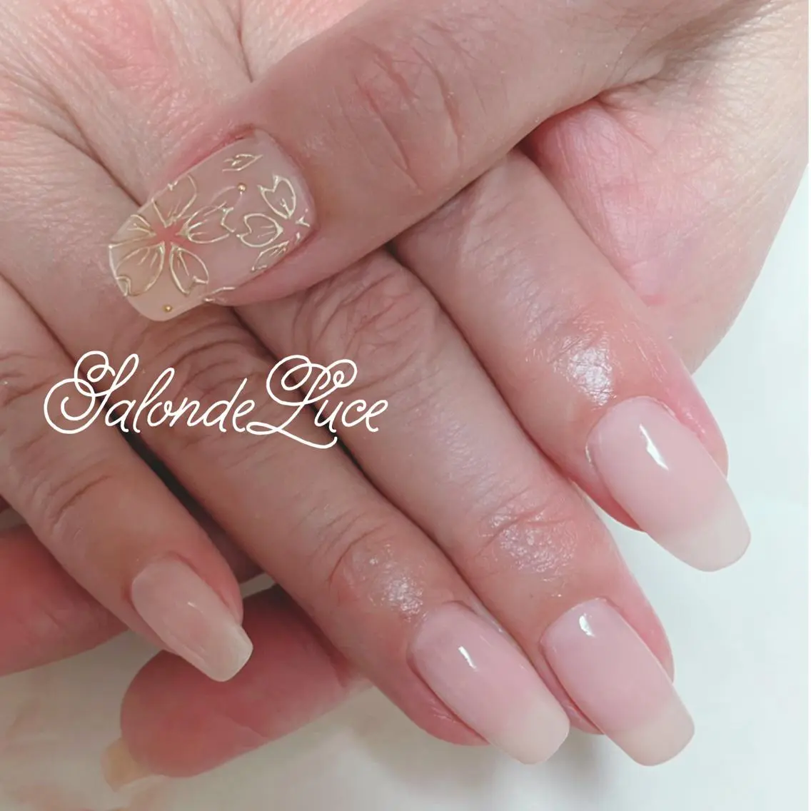 ネイル 桜ネイル Salon de Luceのネイルデザイン