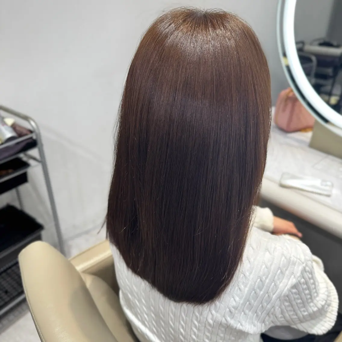セミロング カラー ヘアカラー Agnos TAKEMURAのヘアスタイル