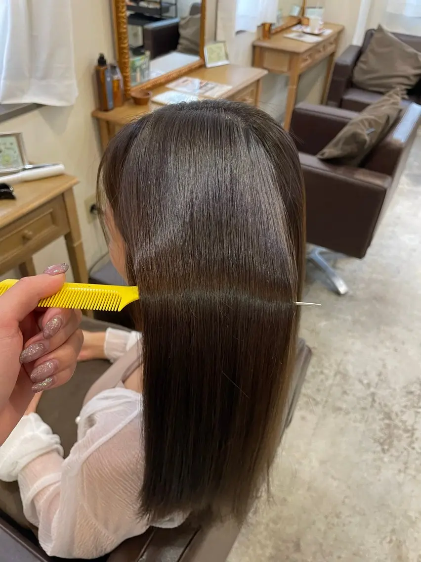 ロング カラー 髪質改善矯正特化 🇰🇷amiruのヘアスタイル