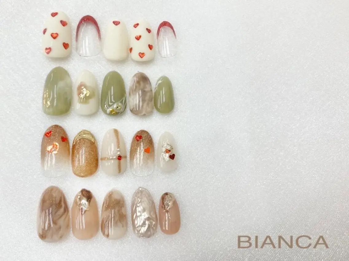 ネイル バレンタイン Bianca浦和西口 ⭐mitoのネイルデザイン