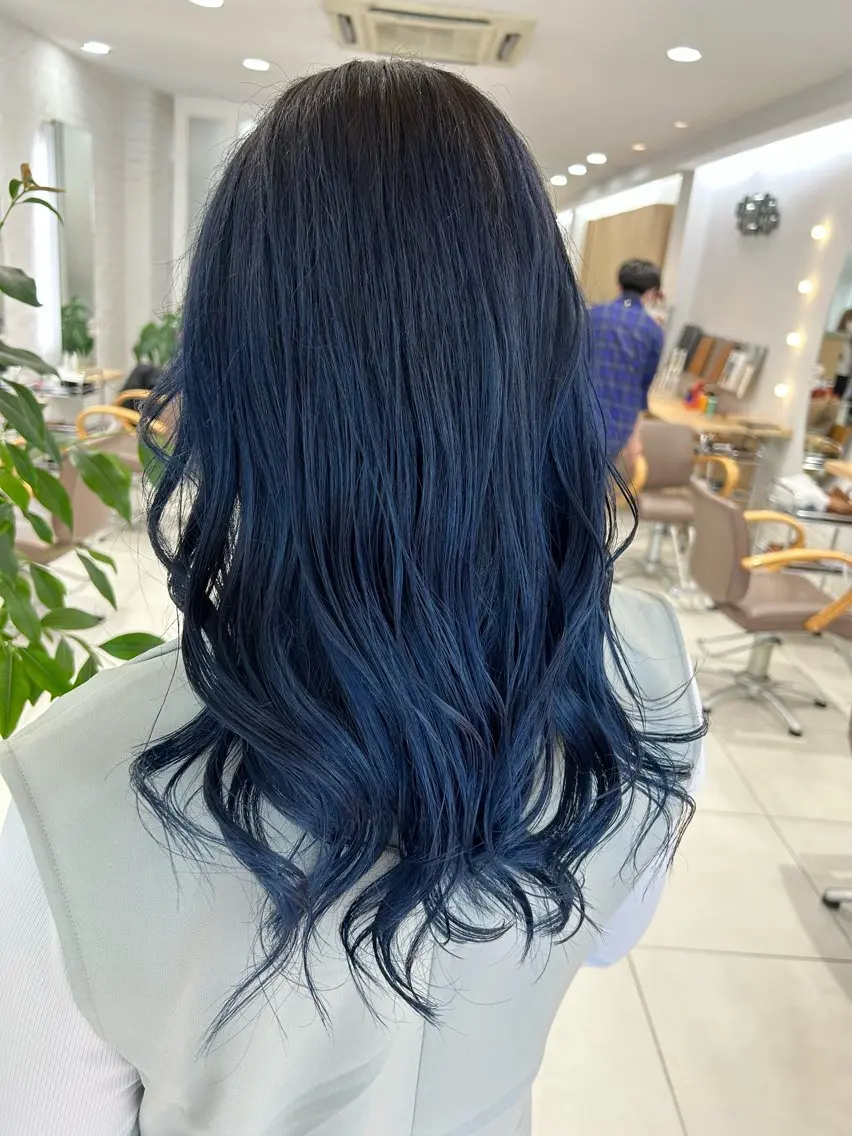 セミロング カラー ヘアカラー Ida Akaneのヘアスタイル
