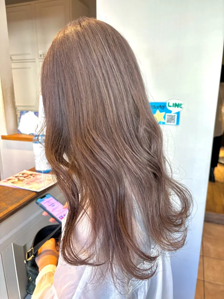 ロング ヘアカラー トリートメント 透明感カラー🎀 tasty/makoのヘアスタイル