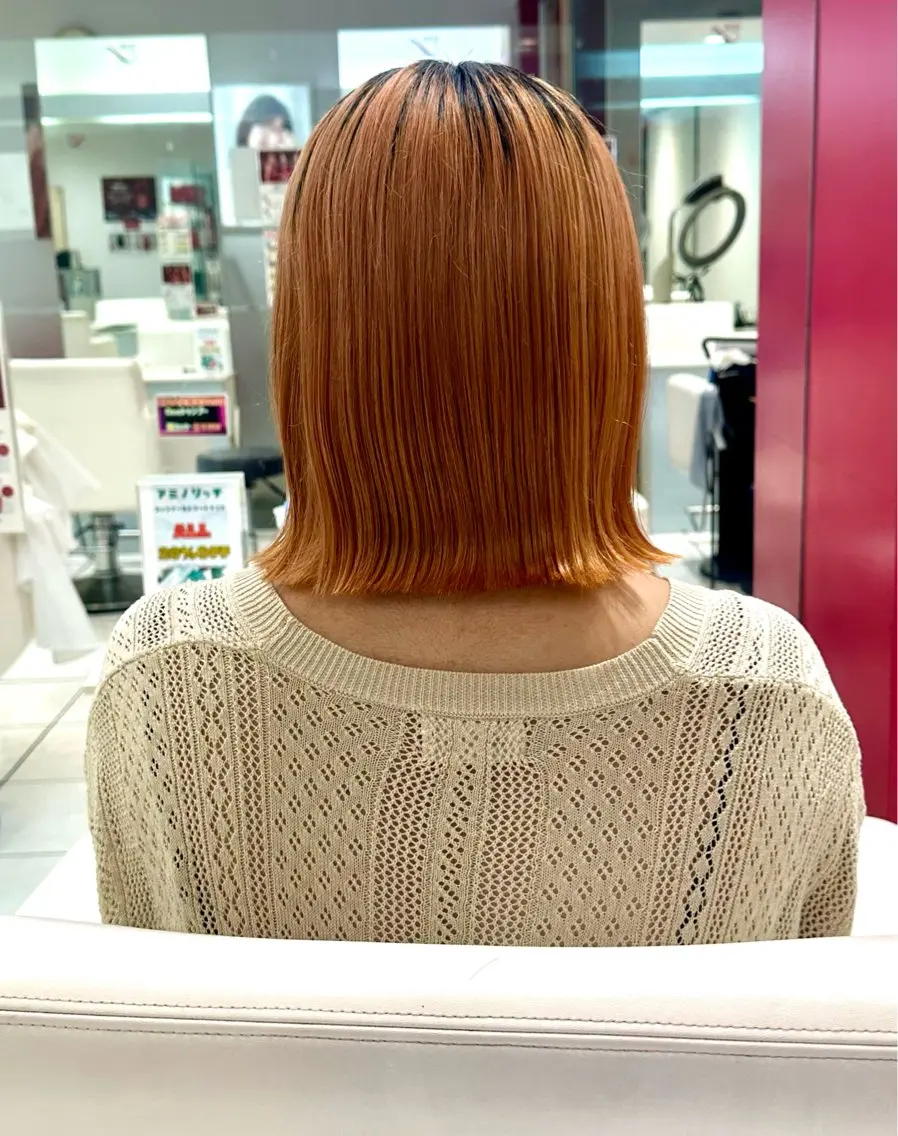 ショート 切りっぱなしボブ ボブ 齊藤あみな 大岡山🍒❤のヘアスタイル